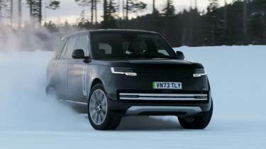 Range Rover Electric - front cornering teaser